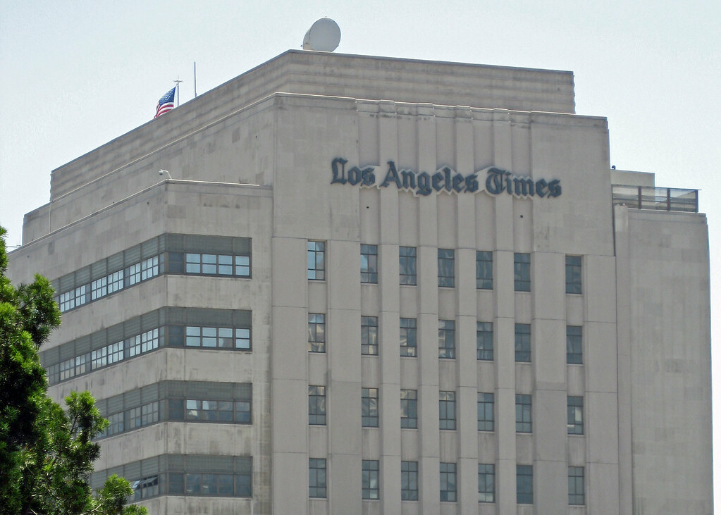 los angeles times free to use flickr