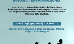conferenza Cattolica milano devianza giovanile in Italia
