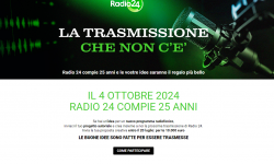 25 anni Radio 24 contest La trasmissione che non c’è
