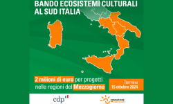 bando Ecosistemi culturali al Sud Italia cdp