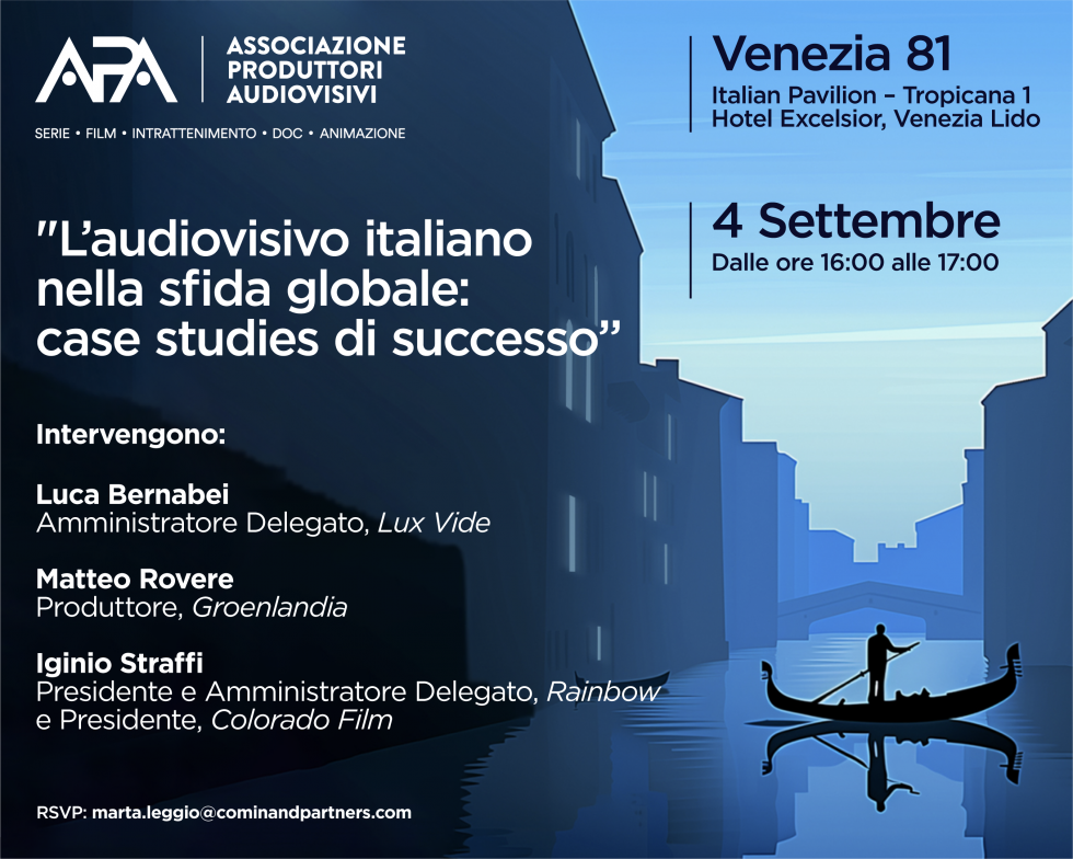 evento apa audivisivo italiano Venezia