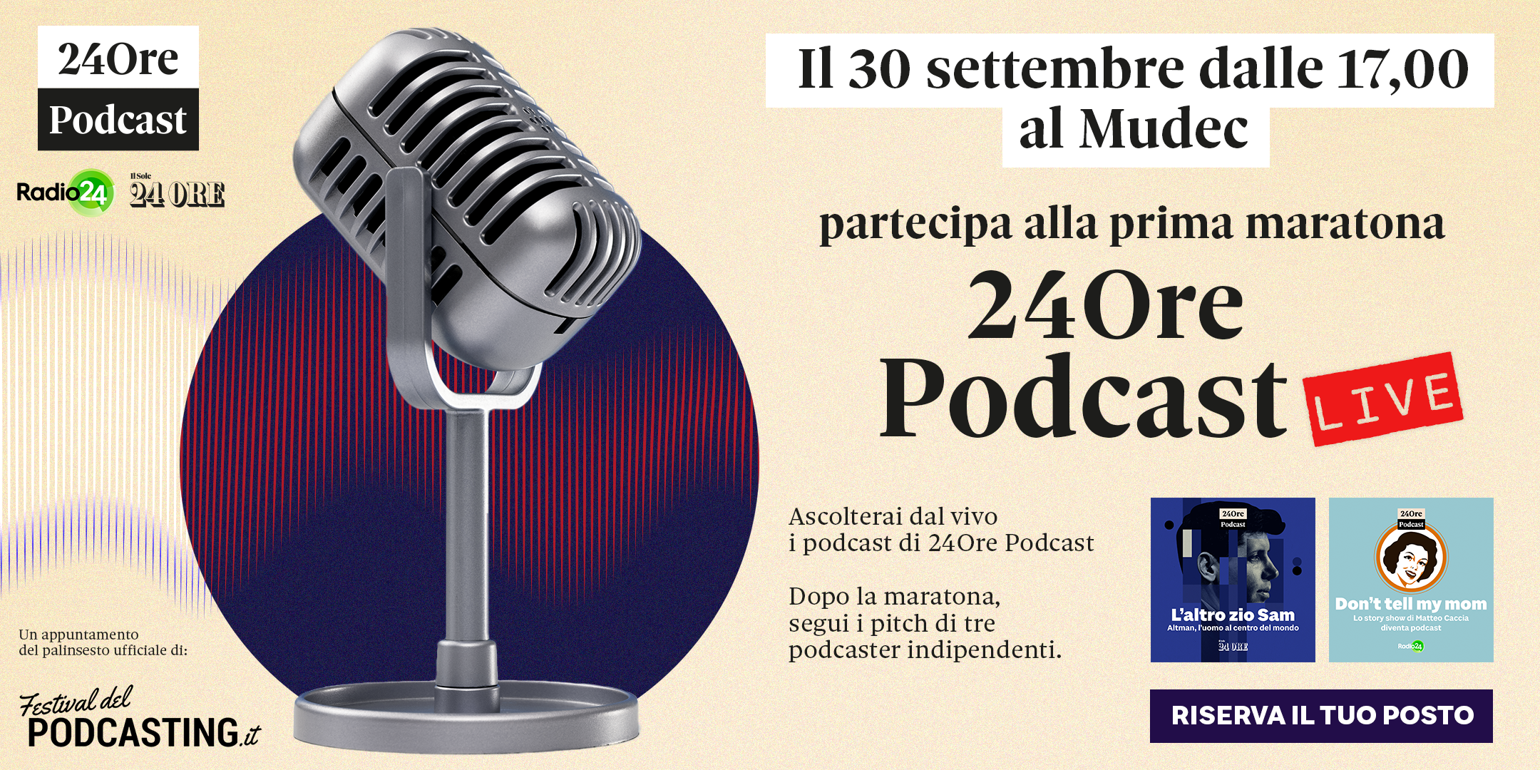 24 ore podcast maratona