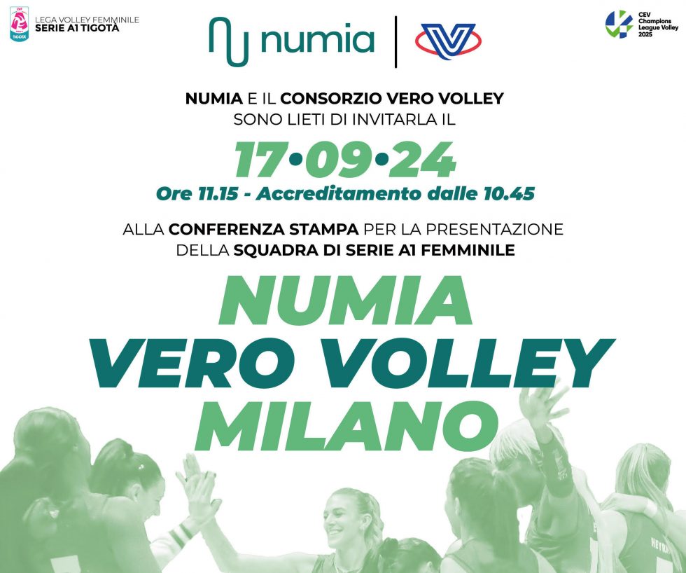 squadra femminile Numia Vero Volley