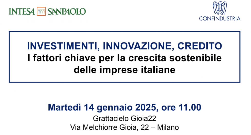 Intesa Sanpaolo Confindustria evento